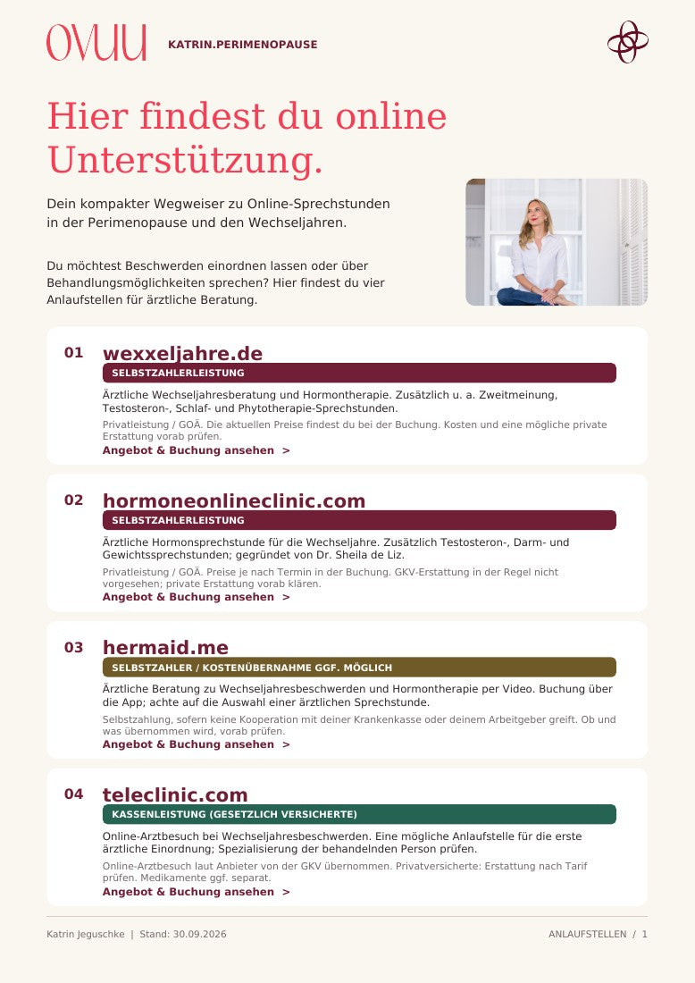 Seite 1: Vier Anlaufstellen für Online-Unterstützung